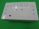 Gniazdko 230V 2-krotne natynkowe hermetyczne z uziemieniem bez przesłon białe klapka biała Elektro-Plast Opatówek Vi