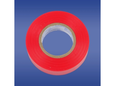 Taśma izolacyjna czerwona 19mm/20m -123946