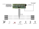 Rozgałęziacz zasileń DC 8 wyjść 1mm2 bezpiecznikowych szklane 0,5A Pulsar AWZ580-124389