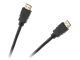 Kabel HDMI 2.0 rozdzielczość UHD 4K: wtyk HDMI A prosty + przewód 3m + wtyk HDMI A prosty-126662