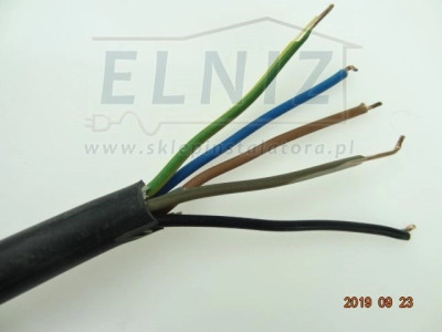 Kabel ziemny miedziany YKY 5x1,5mm2 NYY 0,6/1kV-128846