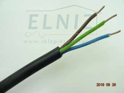 Kabel ziemny miedziany YKY 3x1,5mm2 NYY 0,6/1kV-128943