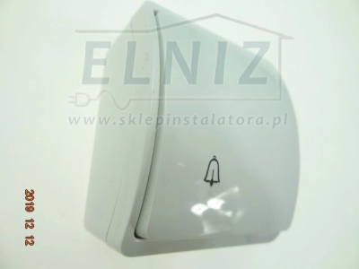 Przycisk dzwonkowy natynkowy hermetyczny biały Elektro-Plast Opatówek ViPlast KOALA 61.341 155-01-131634