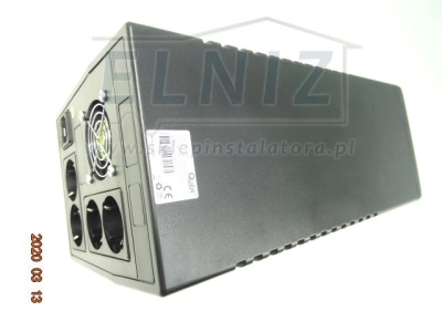 UPS 1500VA/900W 230VAC 4 gniazda Schuko akumulatory 2x9Ah offline Rebel MICROPOWER 1500-133469
