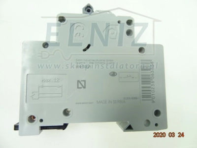 Wyłącznik nadprądowy 1-fazowy B20A Eaton CLS6-B20 270341 HN-B20/1 194822-133545