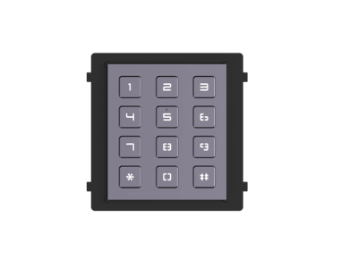 Moduł rozbudowy stacji zewnętrznej systemu wideofonowego IP o klawiaturę numeryczną czarny Hikvision DS-KD-KP-135670