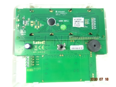 Manipulator LCD biały PERFECTA Satel PRF-LCD-136357