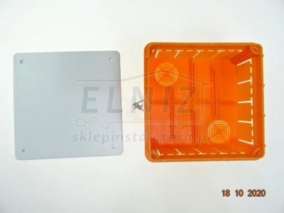 Puszka podtynkowa łączeniowa kwadratowa 160x160x70mm z deklem Elektro-Plast Opatówek Pp/t 7 11.7-138136