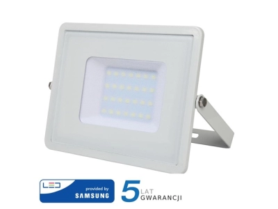 Naświetlacz LED IP65 n.t. 2400lm 30W neutralny 4000K biały gwarancja 5 lat gwarancji V-Tac VT-30 404-138462