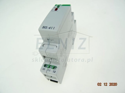 Przekaźnik bistabilny cewka 230VAC przełączający 1xNO/NC 16A/250VAC na szynę F&F BIS-411-138696