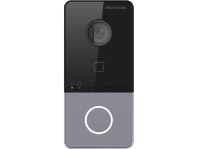 Wideodomofon do smartfona lub systemu wideofonowego IP z kamerą 2MP czytnik Mifare WiFi Hikvision DS-KV6113-WPE1-140831