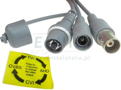 Kamera analogowa HD-TVI, AHD, CVI, CVBS kopułkowa wandaloodporna IP67 5MP IR EXIR 20m 85st. Hikvision DS-2CE57H0T-VPITF