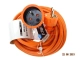 Przedłużacz elektryczny 230V bez wyłącznika: 1x gniazdo typu E + przewód 10m (3x1,5mm) + wtyk unischucko prosty pom