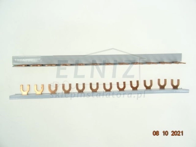 Szyna łączeniowa grzebieniowa 1-biegunowa 12 modułów 7mm² VCX SZK63A 1F 12X1M 410-112-143375