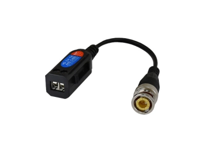 Transmitery video wtyk BNC na kablu dla systemów 8MP HD-TVI, HD-CVI, AHD, CVBS komplet 2szt. Pulsar P-TR1HD-143996