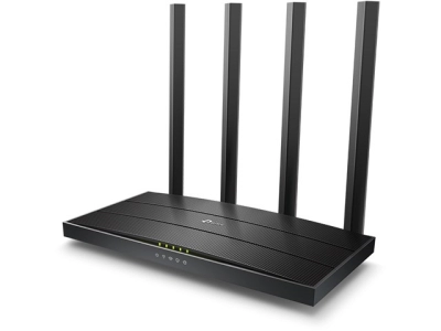Router DSL WiFi dwupasmowy 2,4/5GHz ac 867Mb/s MU-MIMO i 5 portów RJ45 1Gb/s (4xLAN i 1xWAN) serwer VPN TP-Link Archer C