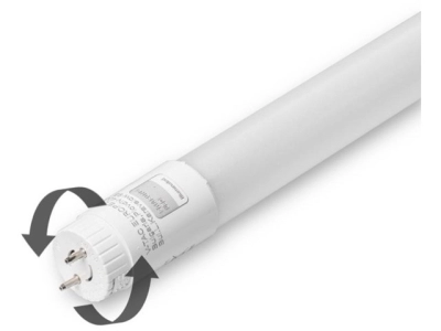Świetlówka T8 LED zasilana 230V jednostronnie trzonki bolcowe G13 60cm 850lm 7,5W neutralna 4000K mleczna gwarancja 5 