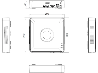Rejestrator kamer 8x IP 6MP HDMI Hikvision DS-7108NI-Q1-156066