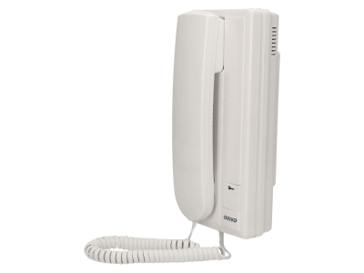 Zestaw domofonowy 2-przewodowy jednorodzinny: stacja zewnętrzna + słuchawka 230V Orno FOSSA OR-DOM-RL-901-156137