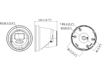 Kamera IP kopułkowa turret IP67 8MP ColorVu 30m 102st. WDR AcuSense Hikvision DS-2CD2387G2-L(2.8mm)-156556