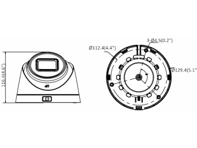 Kamera IP kopułkowa turret IP67 2MP IR EXIR 30m motozoom 108,5-33,2st. Hikvision DS-2CD1H23G0-IZ(2.8-12mm)-158447