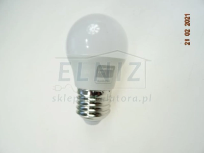 Żarówka LED 230V trzonek E27 mała kulka 470lm 5,5W neutralna 4000K 180st. mleczna 5 lat V-Tac VT-246 175-158467