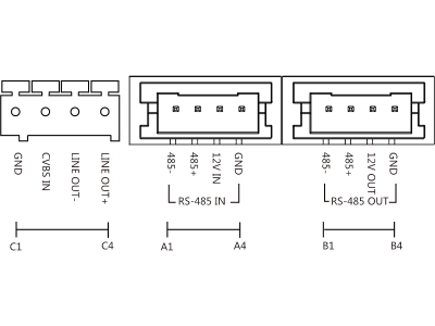 Moduł rozbudowy stacji zewnętrznej systemu wideofonowego IP o sterujący wyświetlacz dotykowy LCD 4