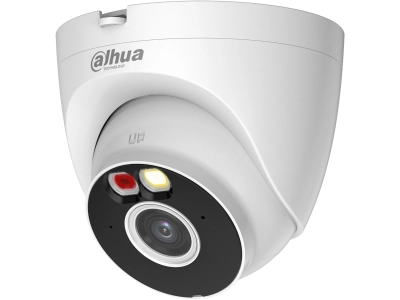 Kamera IP WiFi z mikrofonem i głośnikiem kopułkowa turret IP67 2MP Full-color + IR 30m 98st. Dahua T2A-PV